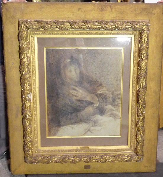Etude de femme, Marie Cazin, 4e quart 19e siècle