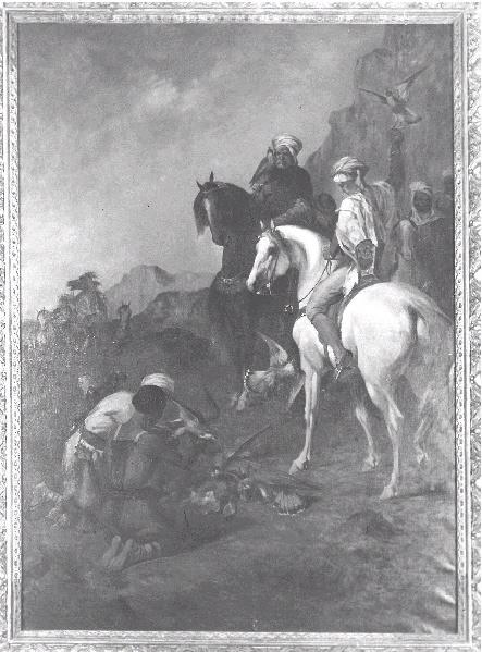 La Chasse au faucon, Jean-Jacques Clément, 4e quart 19e siècle