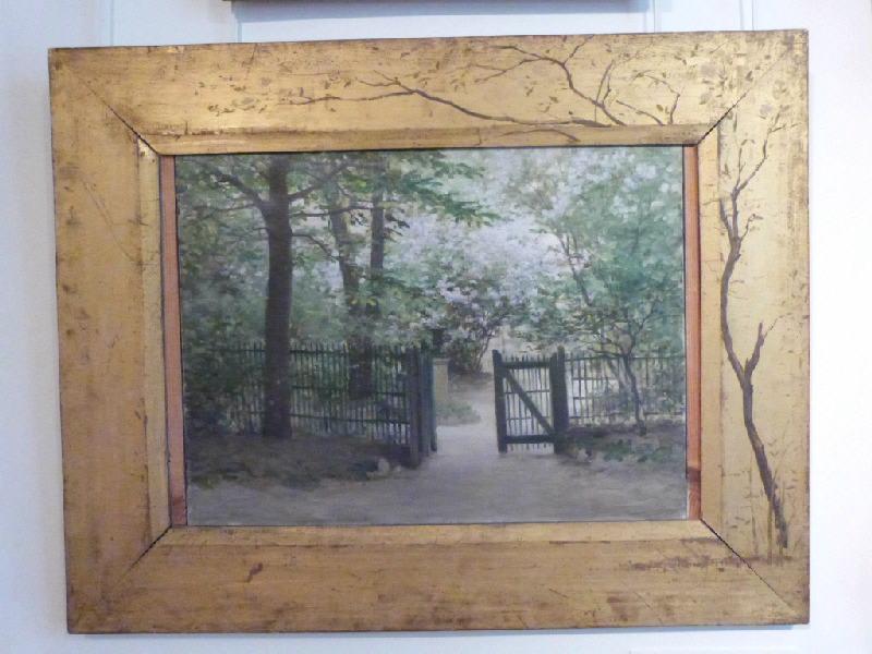 Le Jardin du peintre à Paris, Édouard Debat-Ponsan, 1886