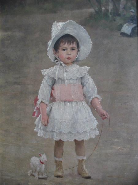 Simone au bois de Boulogne, Édouard Debat-Ponsan, 1888