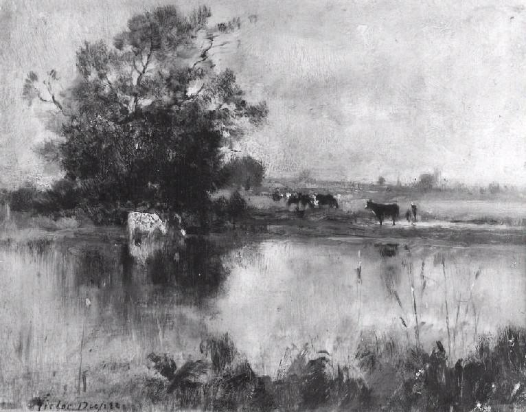 Bord d'étang, Léon Victor Dupré, 1886
