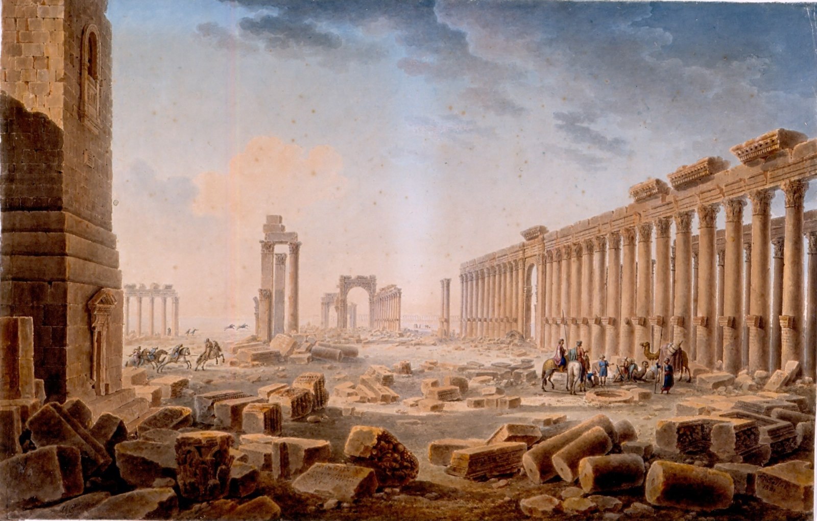 Les Ruines de Palmyre, Louis-François Cassas, 1821