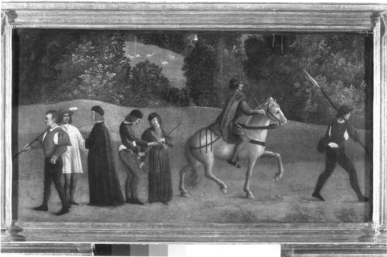 Départ pour la chasse, Filippo Da Verona, 1er quart 15e siècle