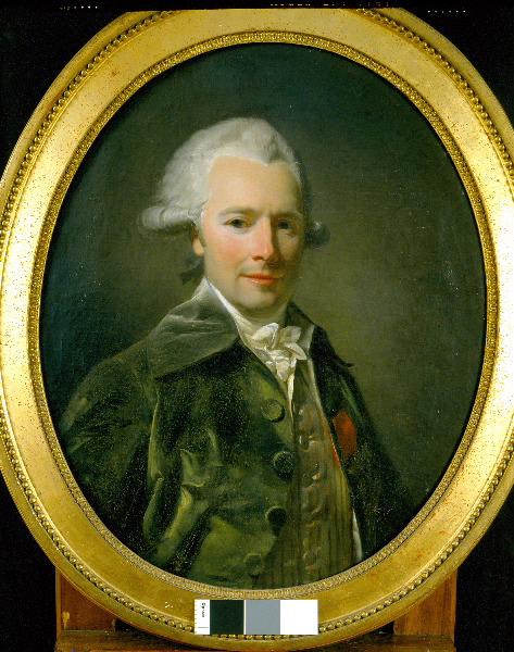 Portrait d'Antoine Marie Du Cluzel, Henri Pierre Danloux, 1786