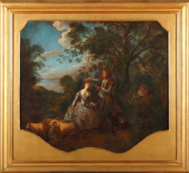 La Bergère couronnée ou la clochette, Никола Ланкре, 1743