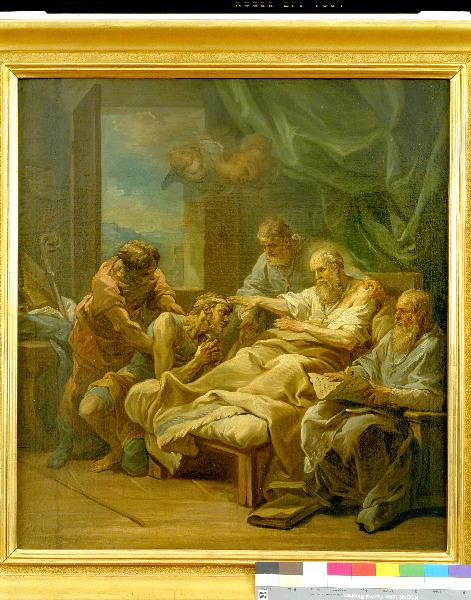 L'Agonie de saint Augustin, Carle Vanloo, 1748