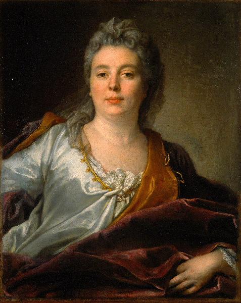 Portrait présumé de Mademoiselle Duclos, André Bouys, 1ère moitié 18e siècle