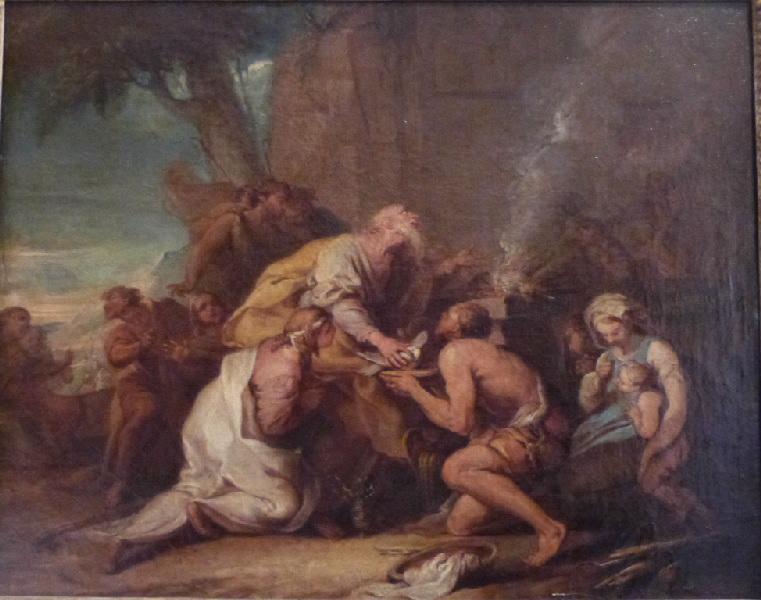 Le Sacrifice de Manué, Carle Vanloo, 1721