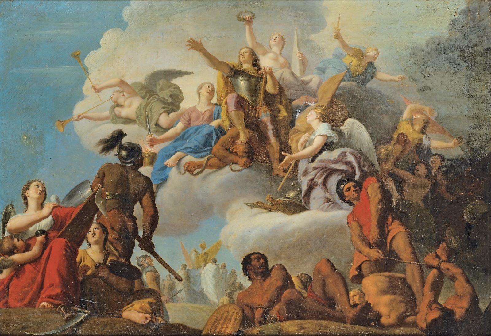 La Bataille d'Almança, Henri Antoine de Favanne, 1714