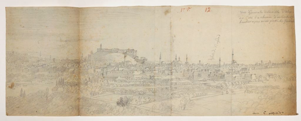Vue générale d'Alep, Louis-François Cassas, 1784