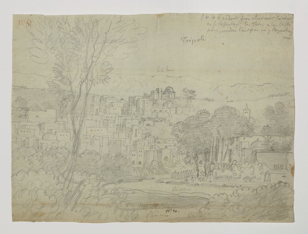 Vue de Tripoli, Louis-François Cassas, 1785