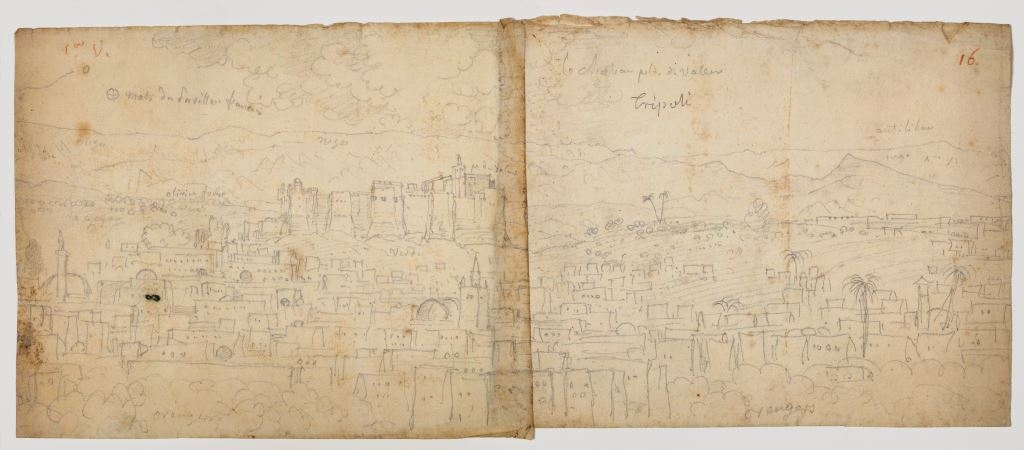 Vue de Tripoli, Louis-François Cassas, 1785