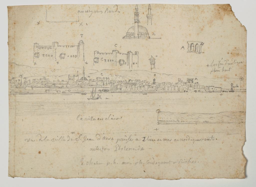 Vue de la ville de Saint-Jean-d'Acre, Louis-François Cassas, 1785
