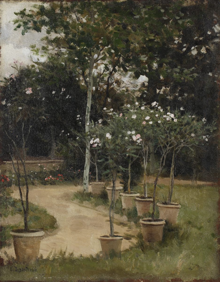 L'Allée de lauriers-roses à Préousse, Édouard Debat-Ponsan, 19e siècle