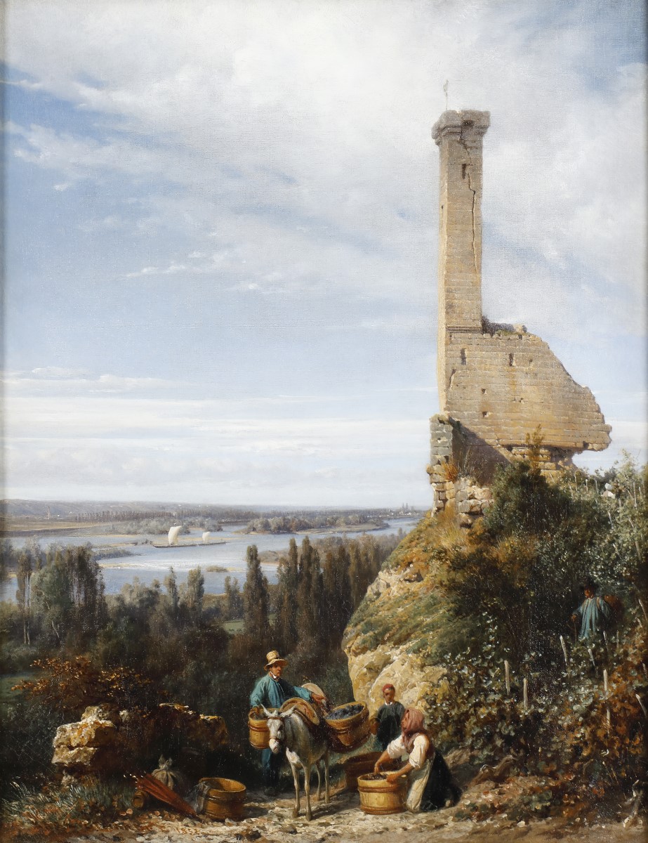 La lanterne de Rochecorbon, Karl Girardet, 1852