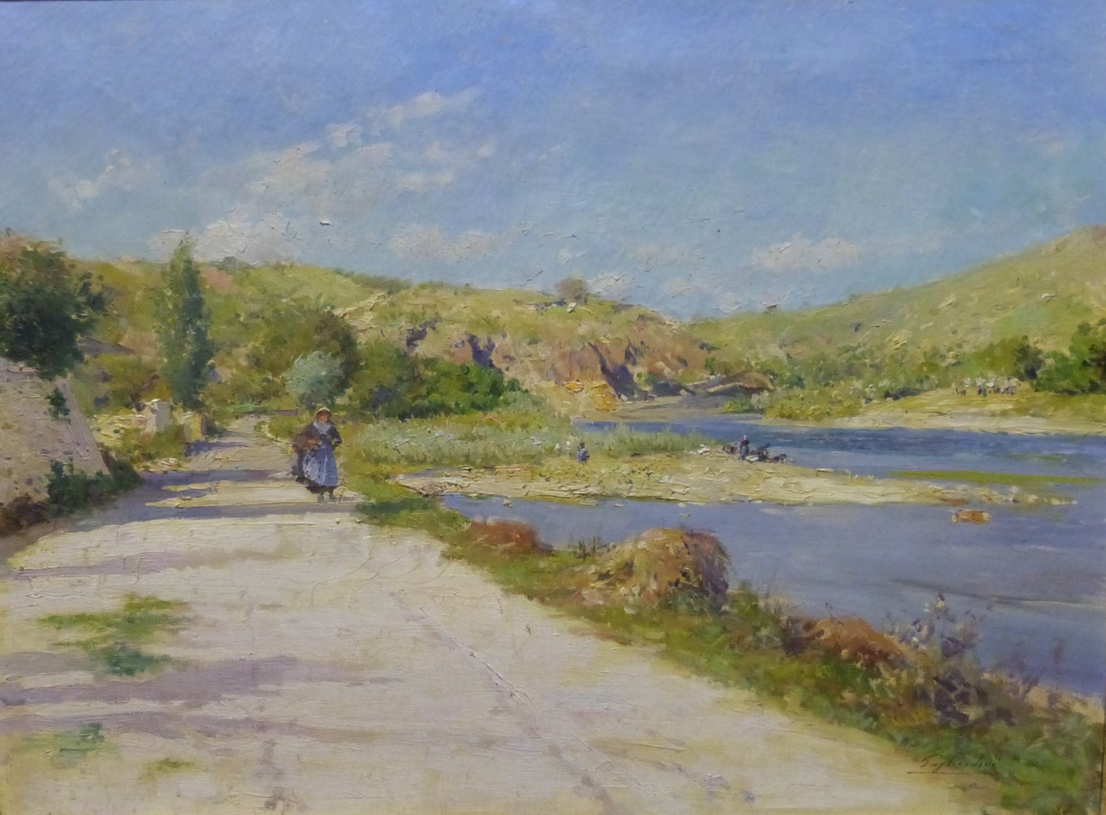 Paysage. En Auvergne, Julien-Gustave Gagliardini, 4e quart 19e siècle