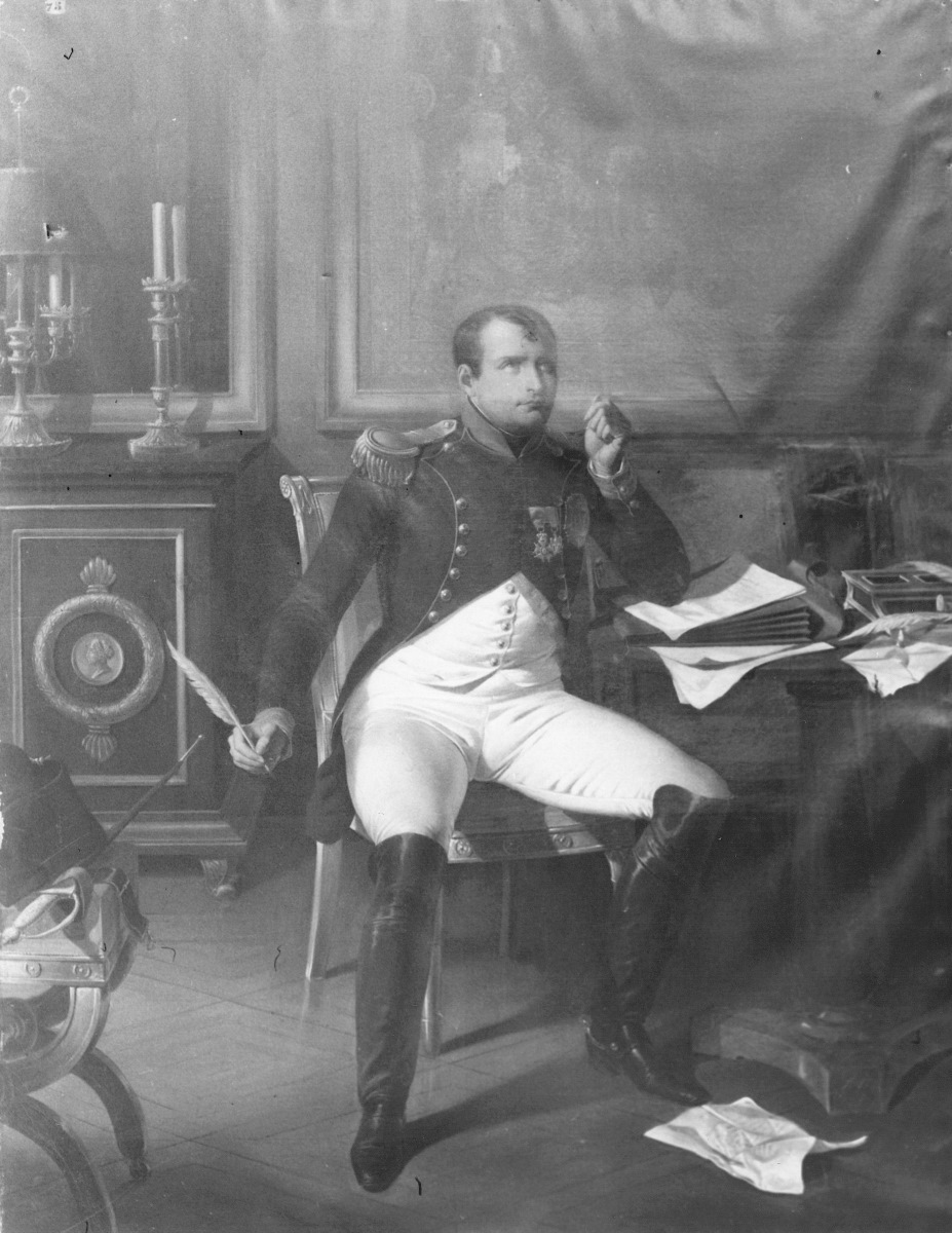 Abdication de Napoléon Ier à Fontainebleau, Janet-Lange, 1844