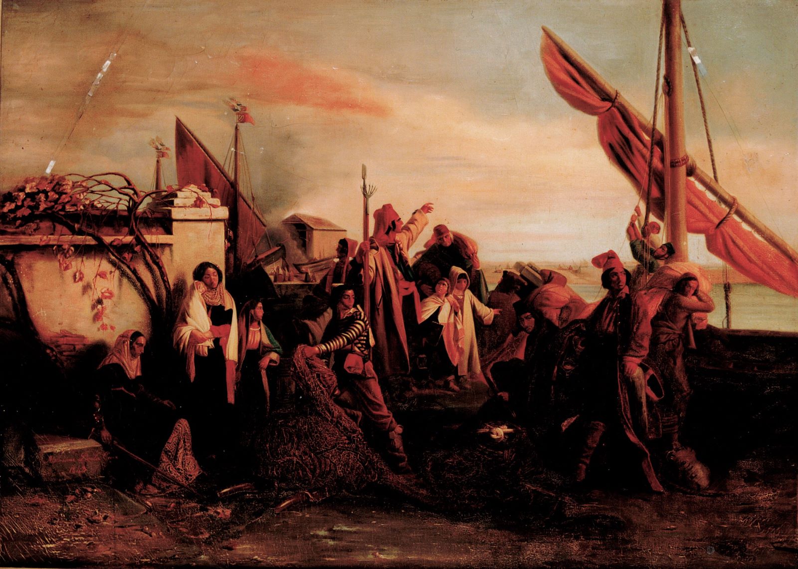 Les Pêcheurs ; Départ des pêcheurs de l'Adriatique_0