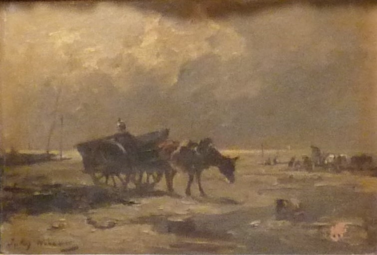 Ramasseurs de varech, Jules Héreau, 19e siècle