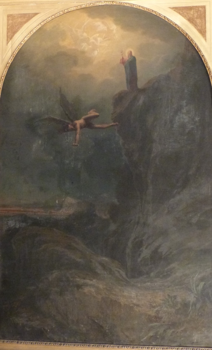La Tentation du Christ, Charles Joseph Lecointe, 1860
