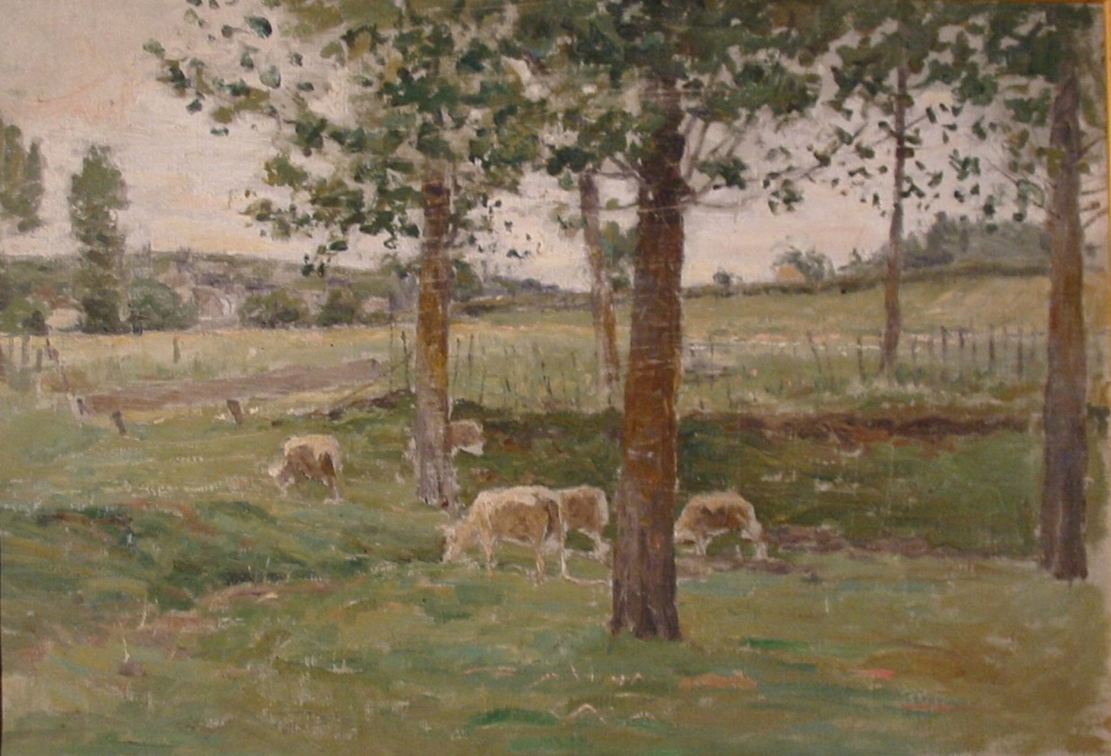 Paysage, Maurice Le Liepvre, 19e siècle