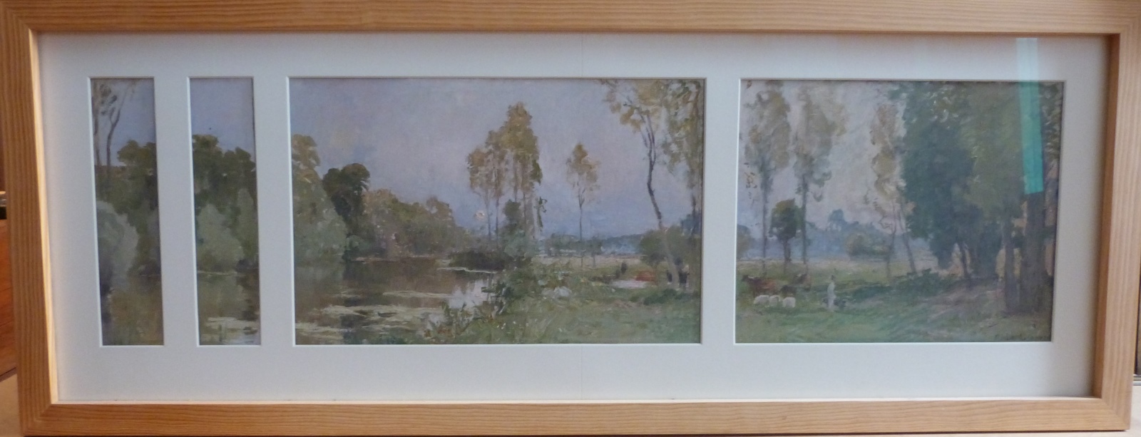 Les bords de la Cisse, Maurice Le Liepvre, 19e siècle