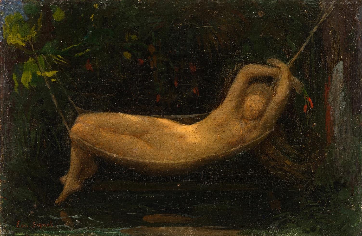 Sarah la baigneuse, Émile Signol, 1850