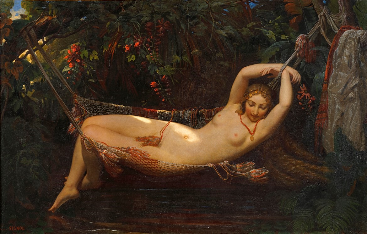 Sarah la baigneuse, Émile Signol, 1850