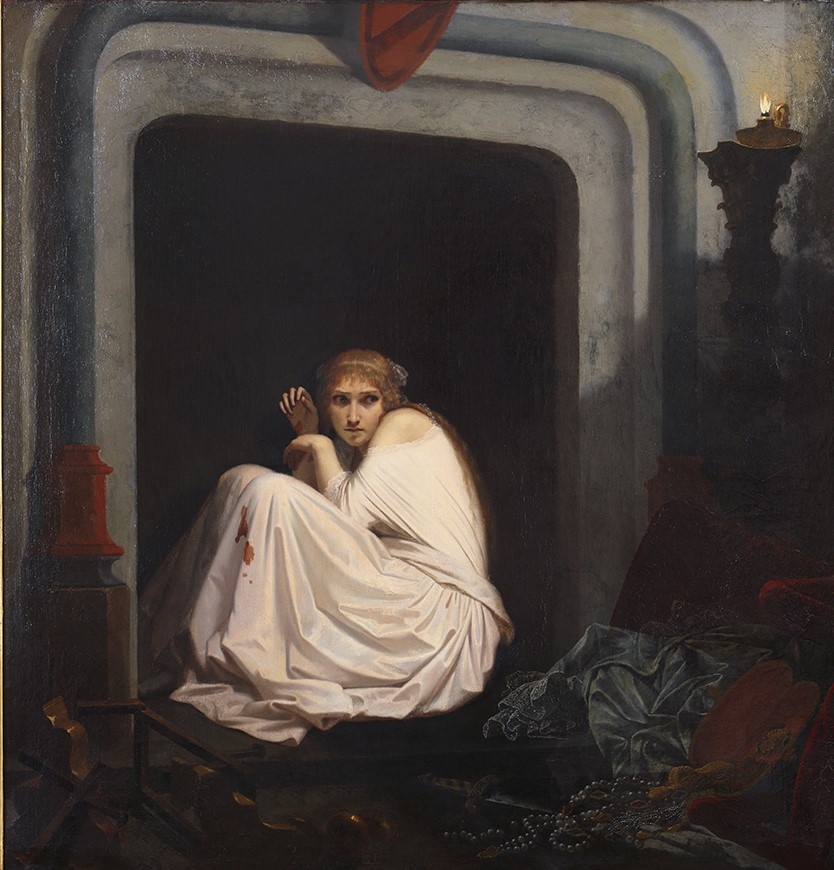 Folie de la fiancée de Lammermoor, Émile Signol, 19e siècle