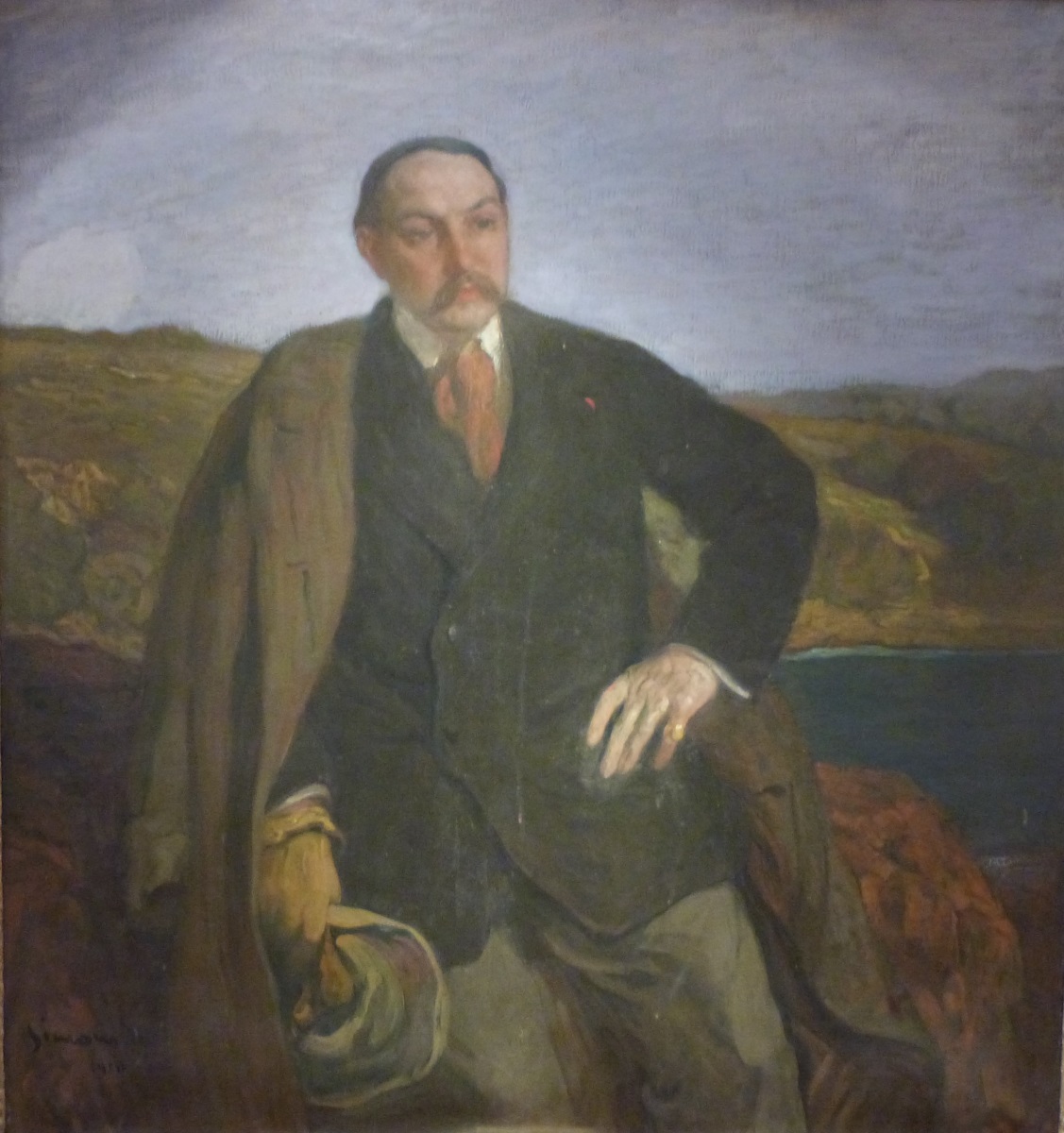 Portrait de Francis Vielé-Griffin, Michel Simonidy, 1910