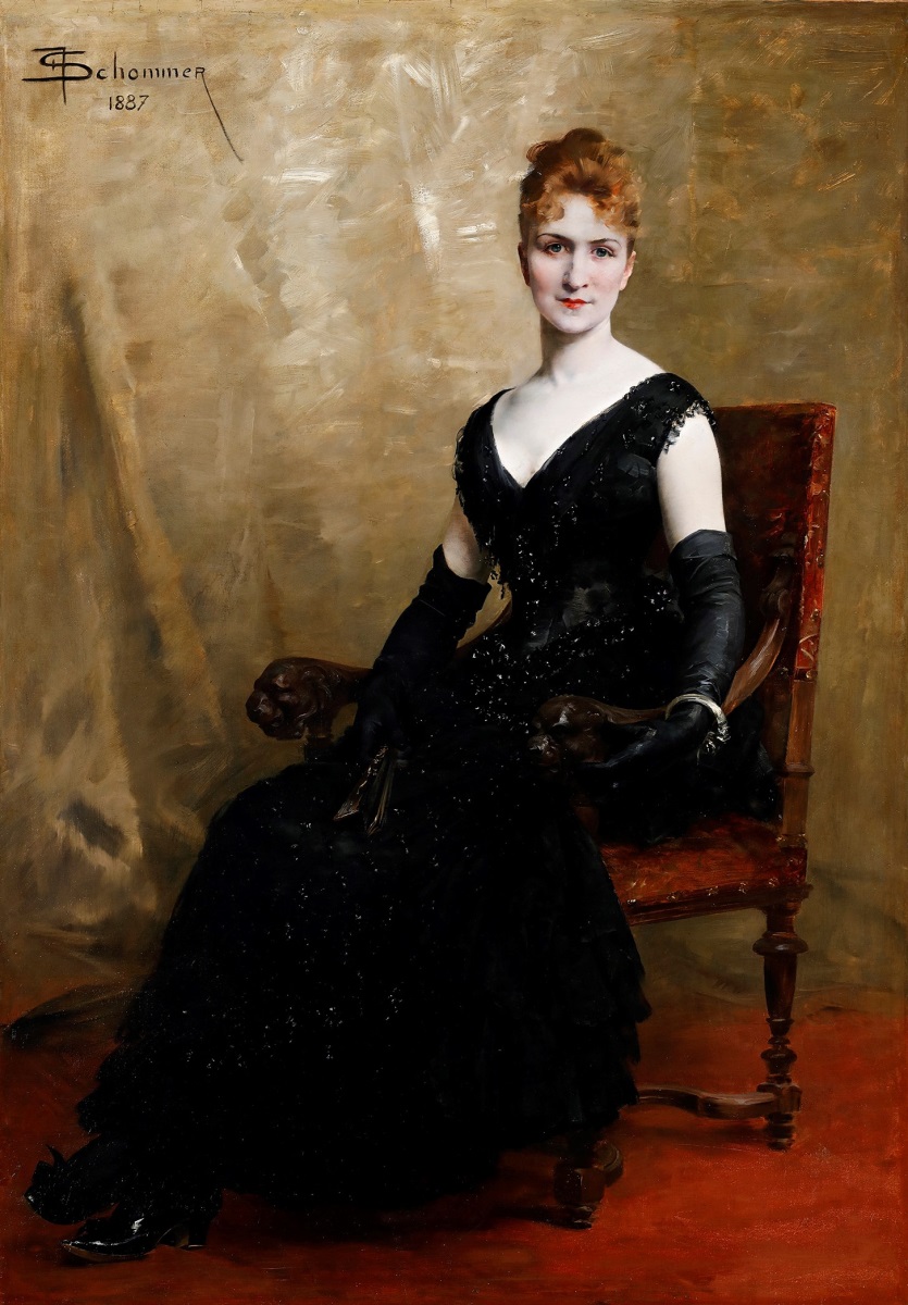 Portrait de Madame Laloux, François Schommer, 1887