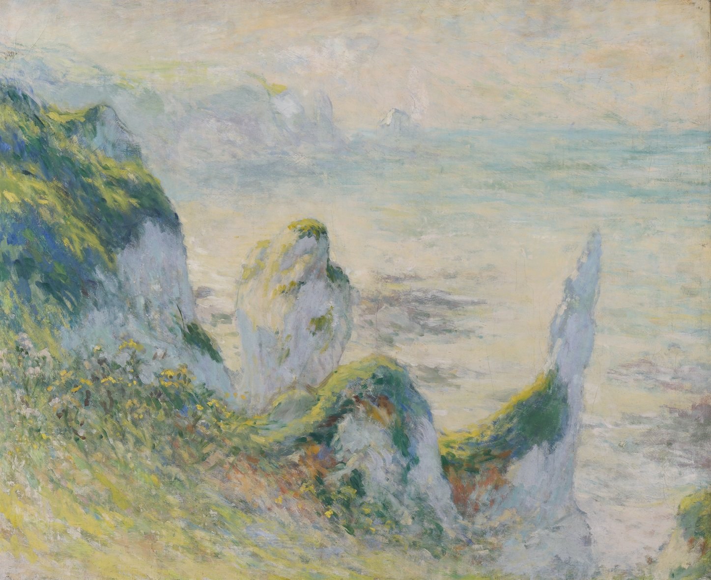 Les Rochers à Etretat, Émile Schuffenecker, 4e quart 19e siècle