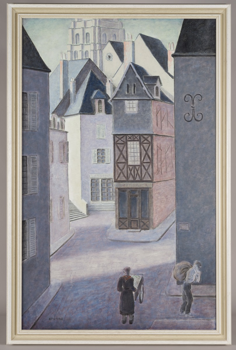 Blois, rue du puits Châtel, John Storrs, 1951