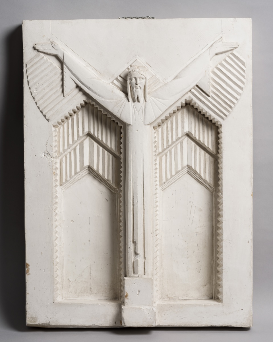 Maquette du fronton de l'église de Cork — John Storrs