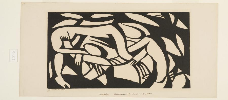 Les lutteurs, Henri Gaudier-Brzeska, 1914
