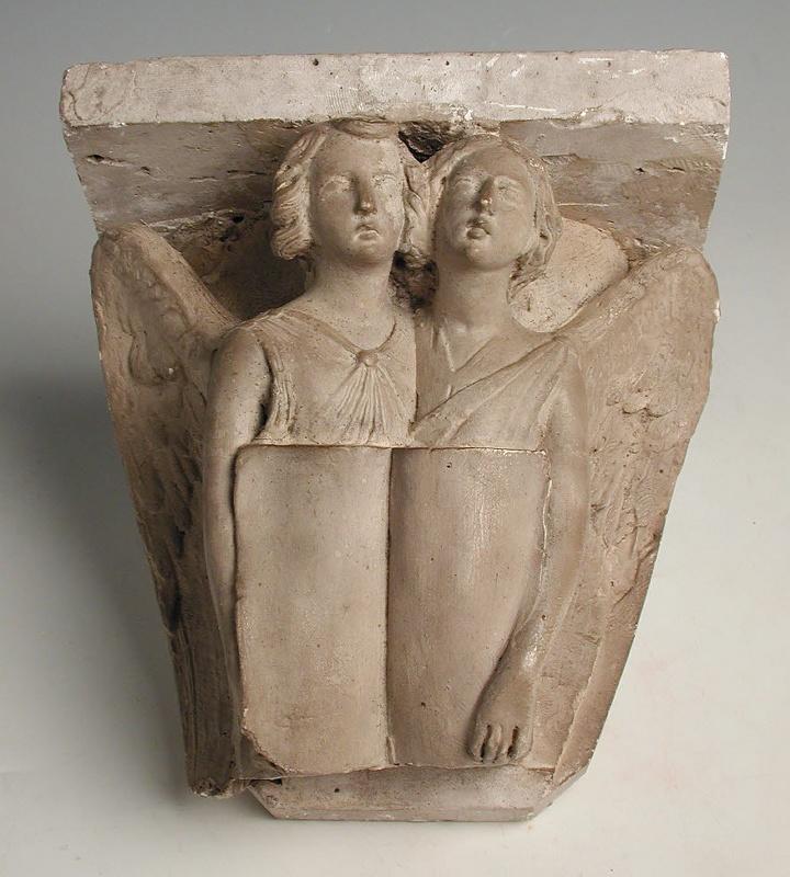 Modèle d'anges ailés pour la partie supérieure du Piédestal du vase du duc d'Orléans, Henry de Triqueti, 1839