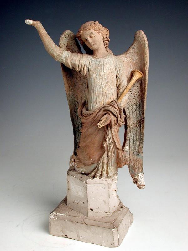 Ange ailé tenant une trompette, Henry de Triqueti, 1842-1844