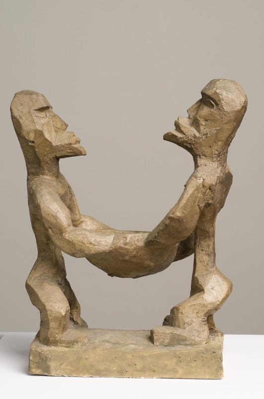 Deux hommes portant une jatte, Henri Gaudier-Brzeska, 1914