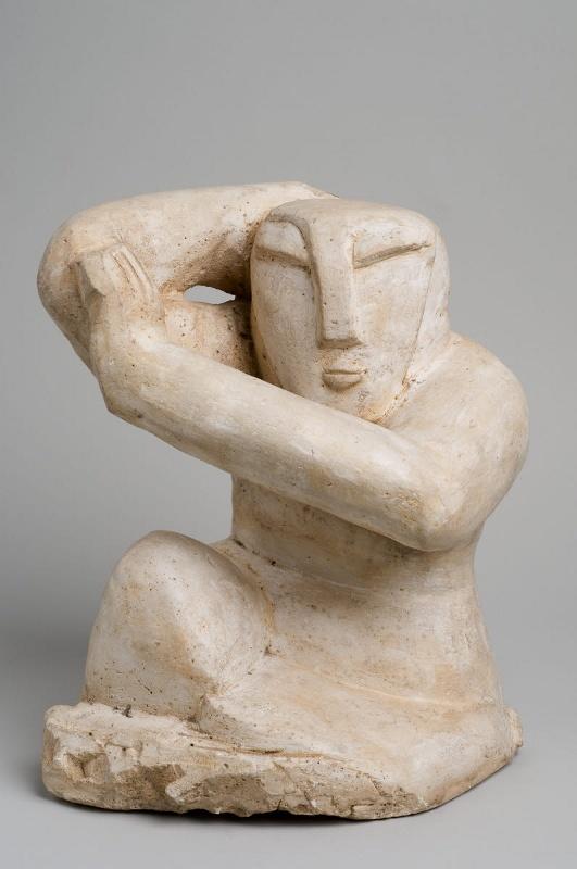 Seated woman, Henri Gaudier-Brzeska, 1914