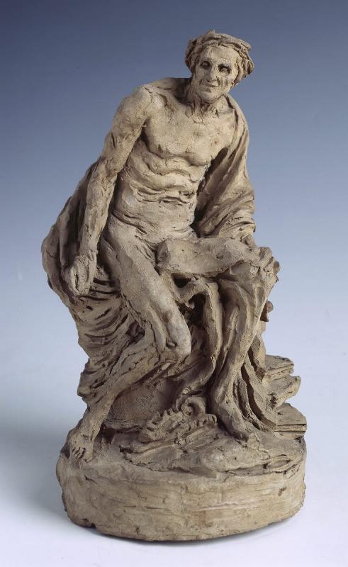 Voltaire nu, Jean Baptiste Pigalle, 1770