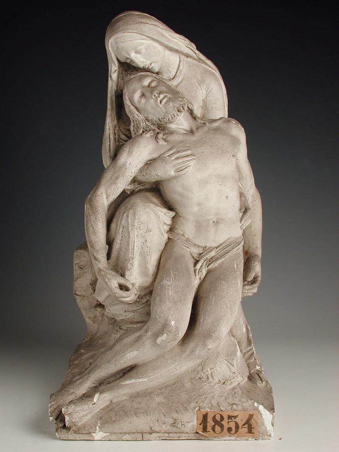 Pietà pour la chapelle du duc d'Orléans, Henry de Triqueti, 1844