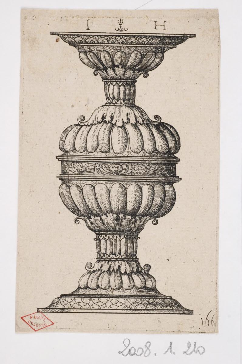 Vase avec couvercle, Hieronymus Hopfer, 1525-1549