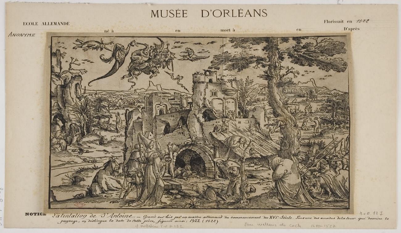 Tentation de saint Antoine, Jan de Cock, 1500-1524