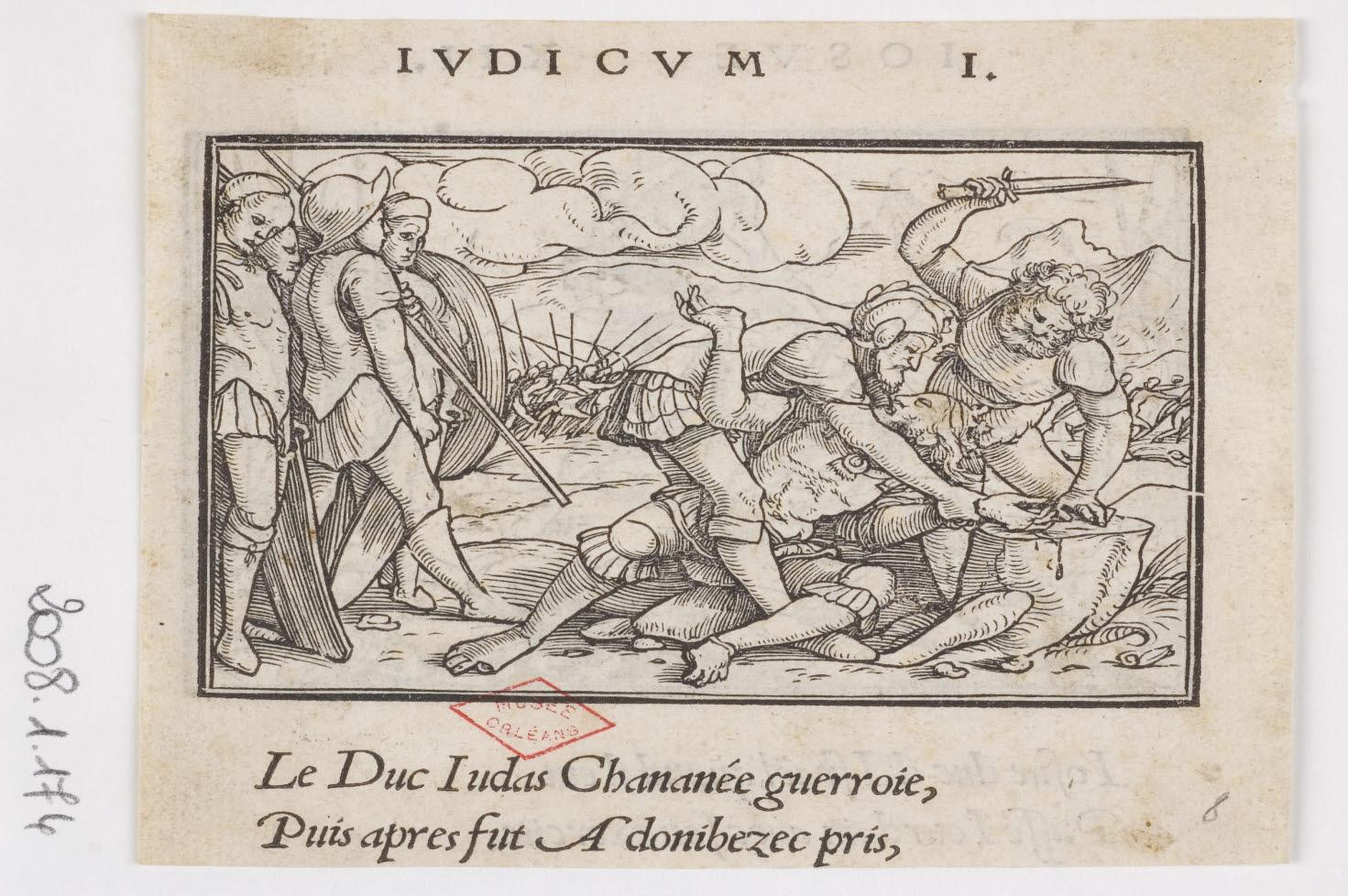 Les rois vaincus par Josué et l'armée d'Israël/Amputation d'Adoni-Bèzeq — Hans le Jeune Holbein
