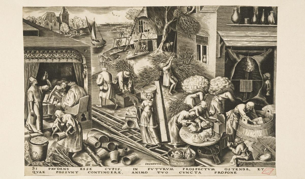 Prudence, Pieter I Bruegel, 1550-1574