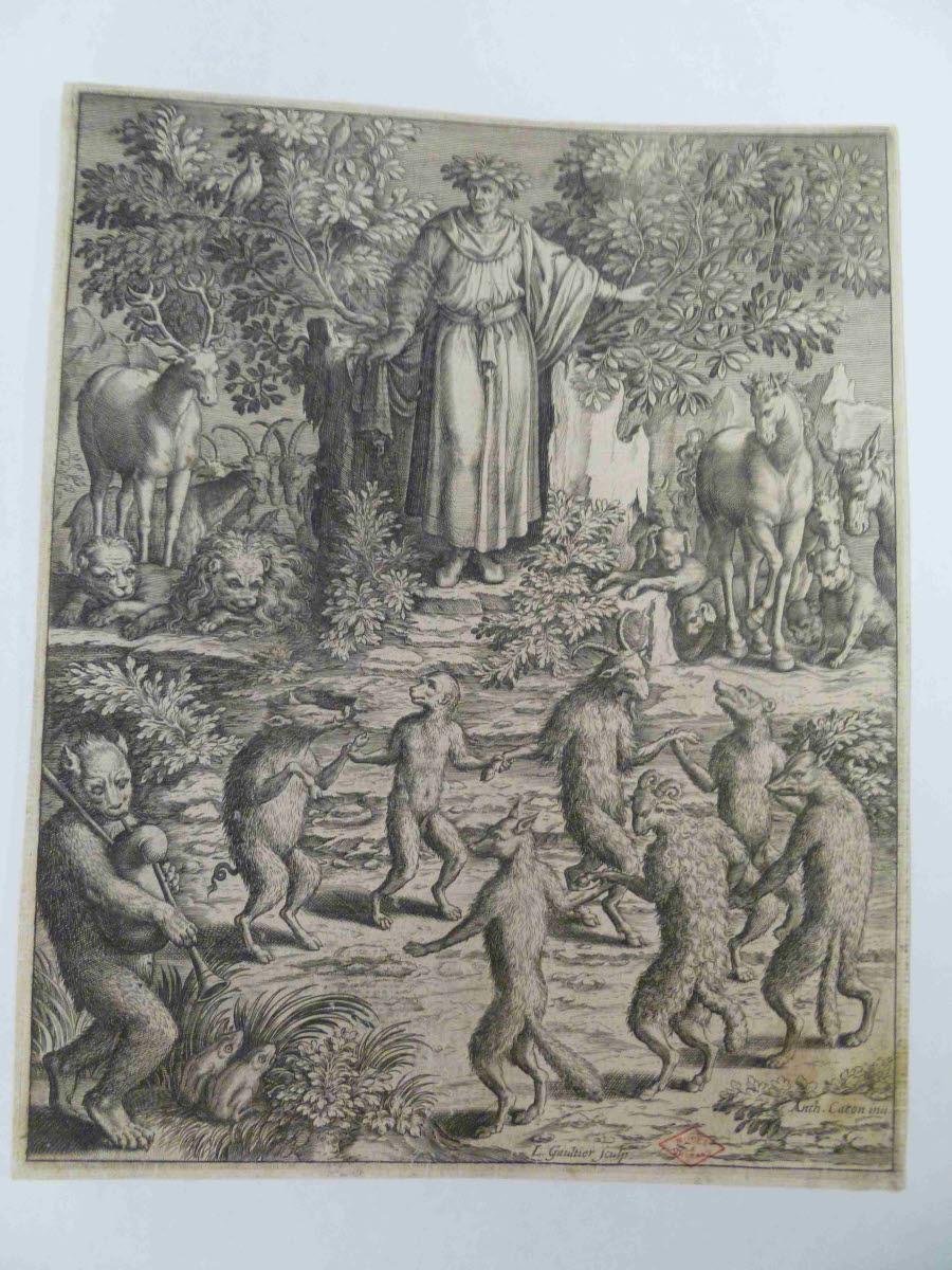 Orphée et les animaux, Antoine Caron, 2e moitié 16e siècle, 1ère moitié 17e siècle