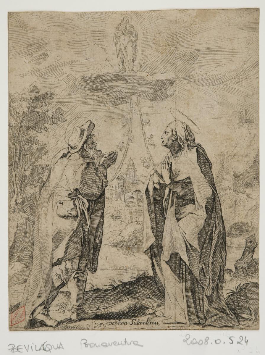 Sainte Anne et saint Joachim, Вентура Салимбени, 1575-1599