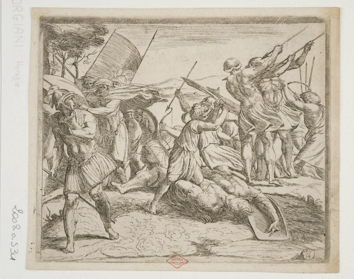 David et Goliath, Orazio Borgiani, 1600-1624