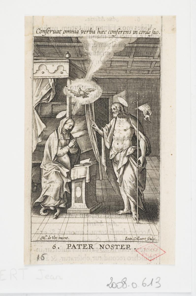 Annonciation, Hans I Collaert, 1500-1599