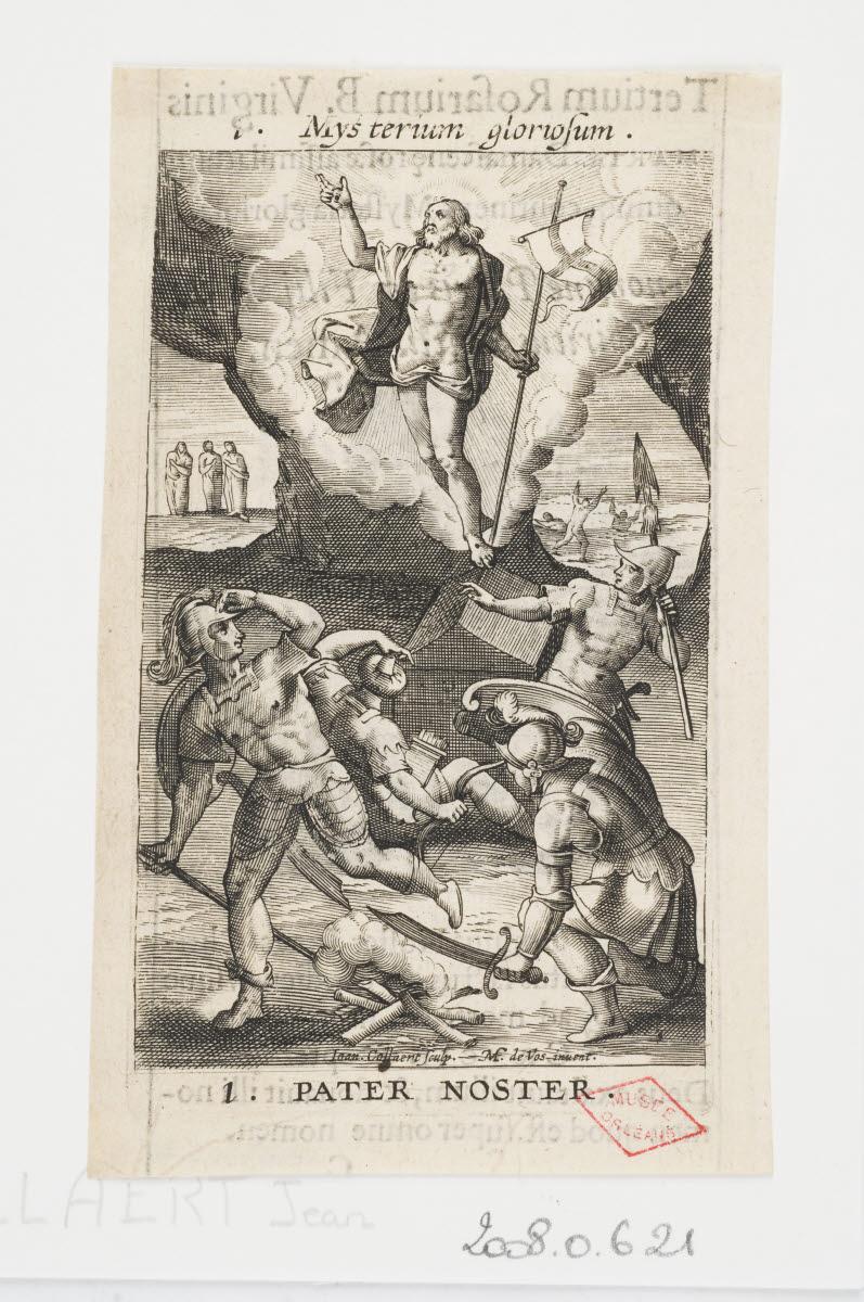La Résurrection du Christ / Le Christ ressuscité entouré de roses, Hans I Collaert, 1500-1599